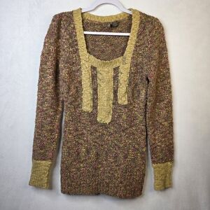 BKE boho multi-coloured sweater‎ sz L